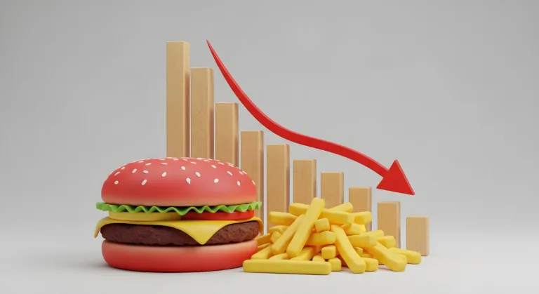 Restaurant sales are down, and cross-shopping analysis shows where the wallet it moving